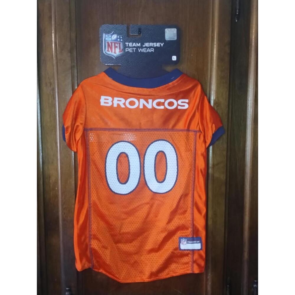 Denver broncos‎ dog team jersey size large